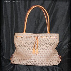 DOONEY & BOURKE Tassel Tote Brown Satchel NICE
